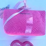 Juicy Couture 2 pcs set Pink makeup bag with heart-shaped purse Photo 4