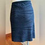 Melissa Paige Melisa Paige Black Geometric Sequence Mini Skirt SZ PXL Elastic Waist Photo 3