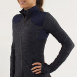 Lululemon  Forme Jacket Reversible Slub Luon Material Denim Inkwell - Size - 8 Photo 0