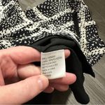 Yumi Kim 9-5 100% Silk Black & White Dimond Geometric Wrap Mini Dress Size S Photo 7