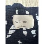 Wilfred  Navy and White‎ Smocked Top Size Medium Photo 2
