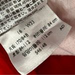 Levi's Vibrant Red Denim Jean Cuffed Leg Capris Pedal Pushers Clam Diggers Photo 7