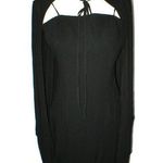 NWT New $700 Womens 42 6 Designer Italy Costume National Blouse Black Layer Cape Photo 0