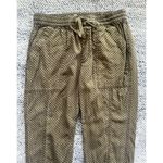 Anthropologie Polka Dot Olive Green Jogger Pants Photo 3