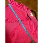 Anthropologie PORTRAIT of a GIRL Clutched Cardigan XL Pink Lightweight Ruffle Photo 4