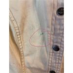 Harley Davidson  Motorcyles cream cotton denim jean metal snaps vest, med (2673) Photo 2