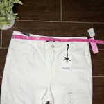 Nanette Lepore  white high waisted Gramercy skinny sz 10 Photo 6