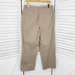 Liz Claiborne Audra Striped Straight Leg Casual Pants Tan 12 Photo 7