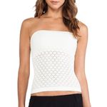 Free People Women’s White Seamless Strapless Bandeau Tube Top Photo 0