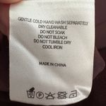 White Fox Boutique White Fox One Desire Mini‎ Dress Small Dark Burgundy Cutout Long Sleeve Beaded Photo 10