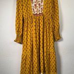 Yellow Bohemian Dress – Feminine and Flowy Size M Photo 5