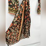 Free People Intimately Floral Kimono Robe Flower Tie Side Splits Small Petite Photo 11