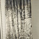 Maeve  Anthropologie Womens Silver Anastasia Crushed Velvet Wide Leg Pants‎ Small Photo 0