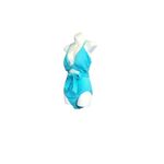 Aerie NWT  Light Blue Cutout and Tie Swimsuit Photo 2