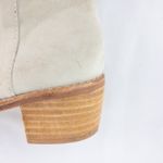 Anthropologie Matiko Mylvia Tan Suede Front Zip Ankle Boots Womens 6 Photo 6
