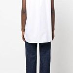 Shades Of Grey Micah Cohen | S | Sleeveless Button Up Top Shirt Blouse Tank White Photo 0