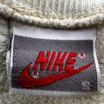 Nike Vintage  Sweatshirt 80s Spell Out Crew Embroidered Fleece Lined Yellow Small Photo 1