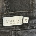 Oasis by Eunina Black Distressed Denim Jeans Junior’s Size 13 Photo 3