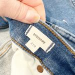 Madewell  Mid Rise Stovepipe Slim Straight Jeans Blue 27 Tall Photo 3