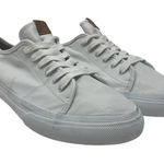 Frye Gia Low Top Lace-Up Leather Lifestyle Sneakers Shoes White Size US 9 Photo 0