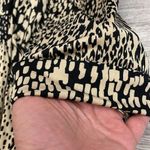 Robert Louis Tan & Black Animal Print Open Front 3/4 Sleeves Cardigan Size PL Photo 6