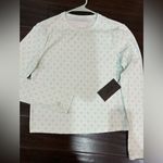 NWT Bad Birdie Women's BadElements Cooling Golf Shirt Light Green Pattern Small Photo 1