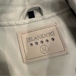 BLANK NYC  Women's Mint Green Vegan Leather Moto Jacket Photo 5