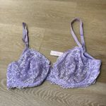 Savage x Fenty Nine to Five Lavender Lace Bra Photo 1