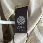 Vince Camuto NWT Palm Print Semi-Sheer Beaded Duster / Long Line Cover-Up Top Photo 9