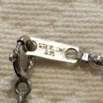 Sterling Silver Vintage Cat’s Eye Multicolor Station Bracelet Photo 1