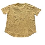 Wildfox  Statement Graphic Tee Shirt Mellow Yellow XL Radiate Positivity Wlt5030s Photo 5