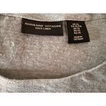 Adrienne Vittadini  100% Linen Top Women’s XL Light Blue Button Detail Photo 5