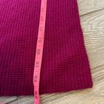 White + Warren waffle texturized cashmere sweater fuchsia pink sz S Photo 2