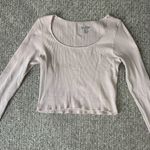 Brandy Melville Baby Pink  Long Sleeve Photo 0