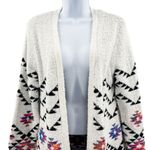 Urban Outfitters Southwestern Aztec Print Long Sleeve Longline Open Front Cardigan Sweater Small Photo 7