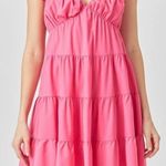 Endless Rose  Tiered Mini Dress Fuchsia Photo 0