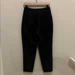 Athleta Endless High Rise Pant Navy Textured Stretch Tapered Leg Banded Waist 4 Photo 14