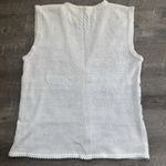 Jantzen Vtg  Grandma Sweater Vest Hand Embroidered Floral Cottagecore Granny Med Photo 1