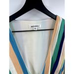 Wild Honey Striped Wrap Front Asymmetric Dress Size Medium Photo 2