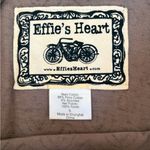 Effie's Heart ModCloth Blogging Molly Dress Hearts Pima Cotton Womens Size Small Brown Photo 7