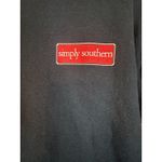 Simply Southern Long Sleeve Shirt Women’s Large Navy Elephant Graphic Tee Photo 1