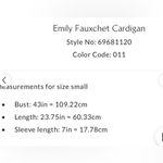 Free People  Emily Fauxchet Cardigan small Photo 7