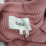 Ba&sh  Hoa Ruffle Collar Blush Pink Sweater Wool Mohair Blend 1E22HOA Size Medium Photo 4