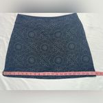 Tranquility by Colorado Clothing Black and Gray Patterned Mini Skort SIZE: Small Photo 2