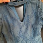Miami Blue Lace Romper In Size M Photo 2