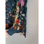 Johnny Was  Summy Short Sleeve Tunic Top Women’s‎ Large Floral Birds Butterflies Photo 4