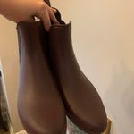 Sam Edelman Tinsley Maroon Rubber Waterproof Women's Chelsea Rain Boots Photo 8