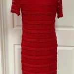 Cato Red lace short dress. Size 10 Photo 0