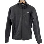The North Face 200 Wt Cinder Full Zip Jacket Fleece Lined Dark Gray Women Small Photo 0