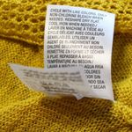 Alfani $78 Petite Medium Mustard Yellow Open Knit Linen Blend Boho Cardigan Photo 7